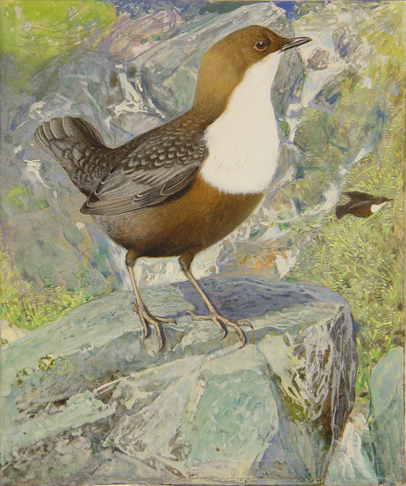 Vogeltafel nach der Restaurierung